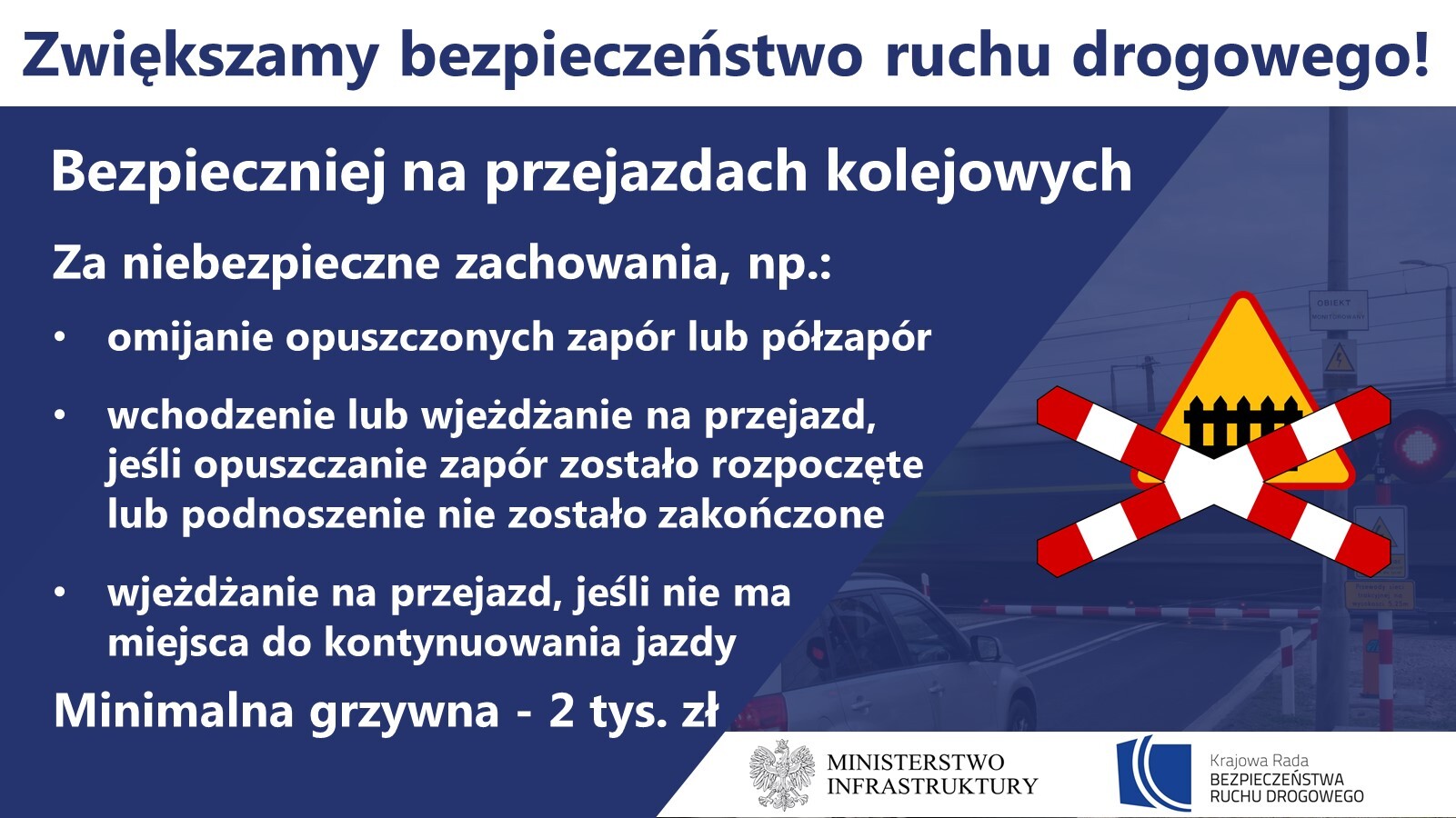 bezpieczniej na przejazdach